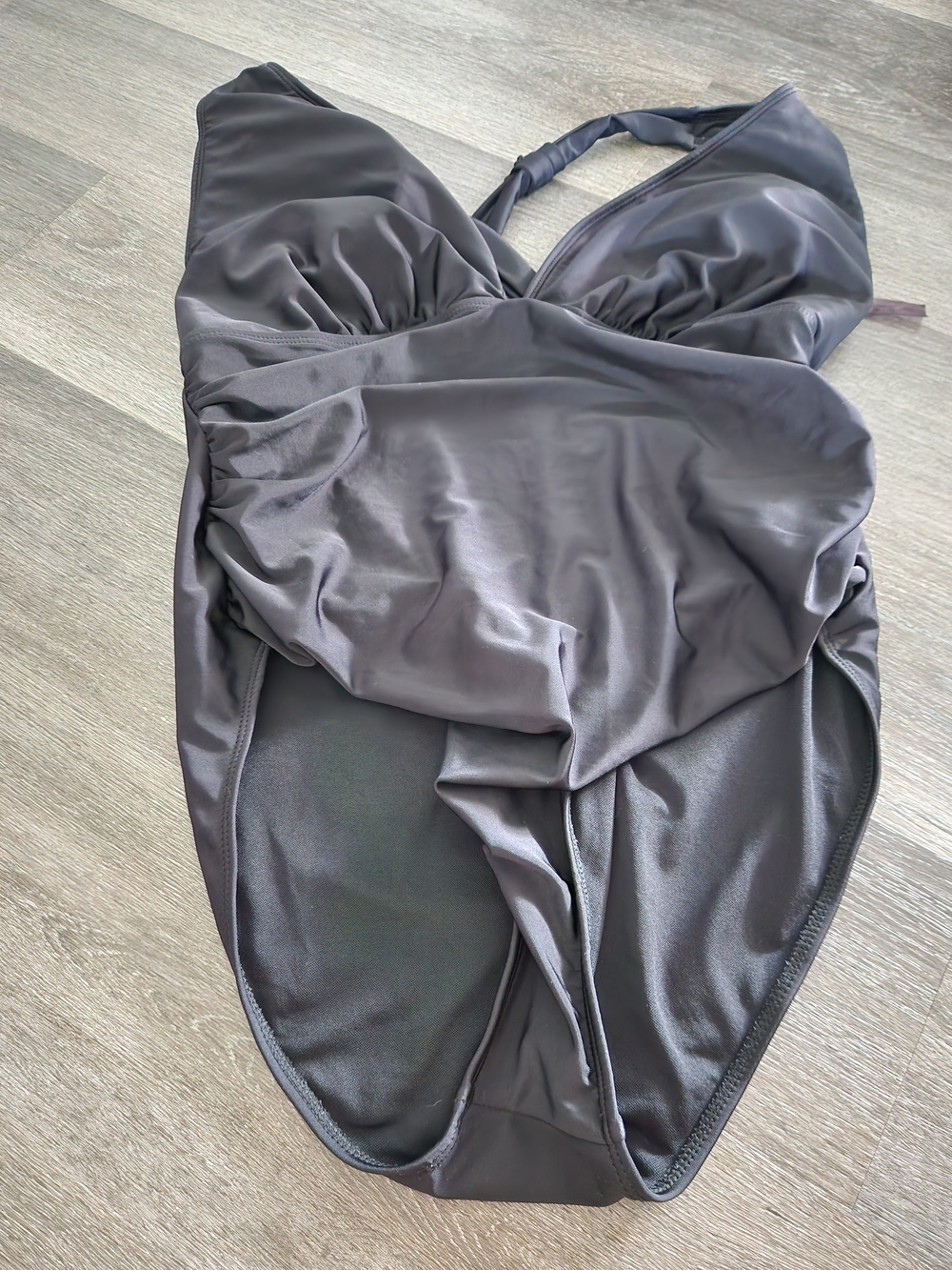Women's Black 1x  One-Piece Swimsuit